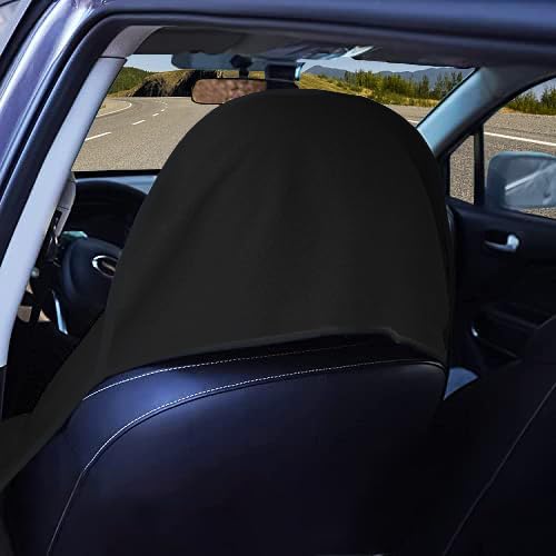 Car Seat Covers 1 Pack Black Waterproof Towel Car Seat Cover Universal Fit for Most Trucks SUV Fitness Athletes Pets Gym and Water Sport - Image 3