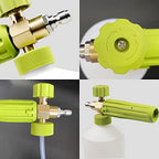 Foam Cannon 1 L Bottle Car Wash Snow Foam Lance with 1/4" Quick Connector Pressure Power Jet Washer Quick Release Adjustable Nozzle - Image 3