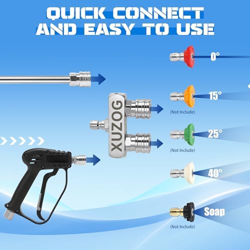 Pressure Washer Tips, 2-in-1 Pressure Washer Nozzle Tips, 5000 PSI - Image 7
