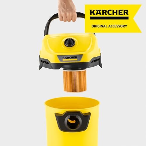 Karcher Cartridge Filter for Karcher Wet Dry Vacuum Cleaners - Compatible with WD 1 Compact, WD 2-18 and WD 3 - Image 3
