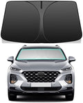 Windshield Sun Shade for Hyundai Santa Fe 2019-2023 Foldable Front Window Sunshade Car Accessory by Unknown