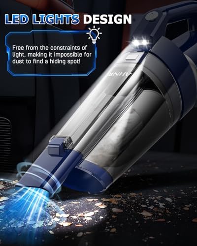 AHNR Handheld Vacuum Cordless Rechargeable, Hand Held Car Vacuum Cleaner - Image 5