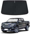 Sun Shade for 2019-2024 2025 2026 GMC Sierra 1500 2500 3500 SLT, AT4, Denali Pickup Accessories Windshield Sunshade Cover Front Window Shade Fit Sierra 1500 Sun Visor Protector Foldable Blocks UV Rays by Unknown