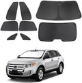 TINGLU Window Shades for Ford Edge 2007-2014 Accessories Car Side Full Windows Rear Triangular Windshield Sun Shade Sun UV Rays & Privacy Protection for Camping,Napping 8PCS by TINGLU