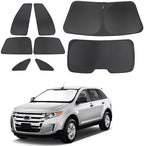 TINGLU Window Shades for Ford Edge 2007-2014 Accessories Car Side Full Windows Rear Triangular Windshield Sun Shade Sun UV Rays & Privacy Protection for Camping,Napping 8PCS by TINGLU