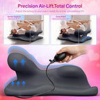 Extra Large & Wide Adjustable Airbag Intimacy Pillow- Gray - Image 4