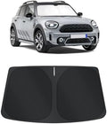 TINGLU Sun Shade for Mini Countryman Cooper F66 SUV 2017-2025 2026 Accessories Windshield Sun Shade Window Shade UV Rays Protection Sun Visor Cover with Steering Wheel Sunshade Storage Bag by TINGLU