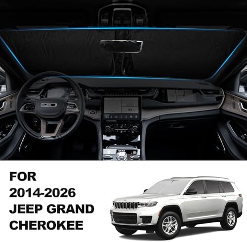 Foldable Front Windshield Sunshade fit for Jeep Grand Cherokee 2014-2026 - Image 3