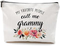 DILSJ Grammy Gifts Makeup Bag, Grammy Gifts For Christmas From Grandkids Cosmetic Bags For Women, Best Grandma Gift From Granddaughters Grandsons Zipper Makeup Pouch Travel Organizer Toiletry Bag by DILSJ