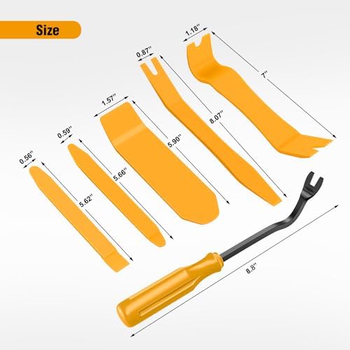 GOOACC 6PCS Auto Trim Removal Tool Kit No-Scratch - Image 2