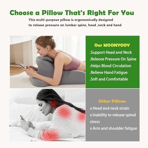 27° Memory Foam Wedge Pillow Forneck, Back & Leg Support – Multi-Position Ergonomic Cushion with Removable Cover,Black - Image 5