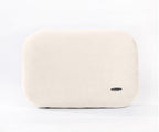 Beige Lumbar Support Pillow for Car Recliner Soft Lower Back Waist Cushion | Driving Seat Latex Relax Home Sofa Office Accessories Chair Cushion Back Pain Relief Small Automotive Thin Memory Foam Suede - Image 6