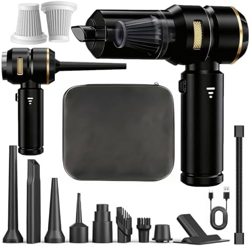 Handheld Car Vacuum Cleaner, 22000Pa Poratble Vacuum/Air Duster Super Power by Toplepor