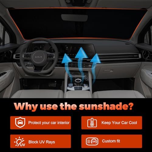 Foldable Front Windshield Sunshade fit for Kia Sportage 2023-2025 2026 - Image 5