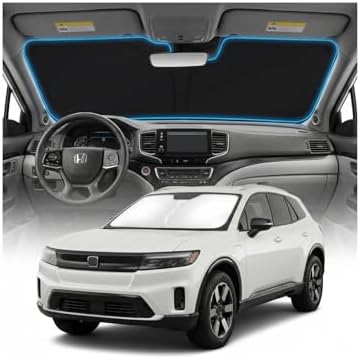 for Honda Prologue Sun Shade Windshield Cover - Custom Fit Prologue Accessories 2024 2025 2026 Sunshade Foldable UV Protection & Heat Shield Sun Visor Accessories by Unknown