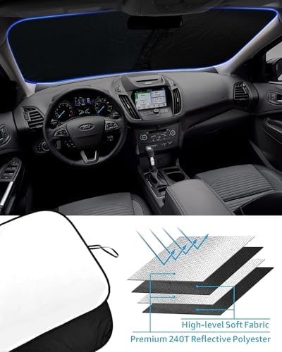 2026 Upgrade Front Windshield Sunshade fit for Ford Escape 2013-2019 - Image 4