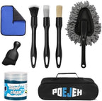 8PCS Car Detailing Kit Boar Brush 160g Reusable Gel Auto & Home Use by Unknown