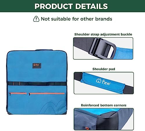 FXW Dog Playpen Storage Bag, Designed for RV Trips, Blue, 1 Pack | Fits FXW Pens Only(32" H 8 Panels & 9 Stakes), Comfortable Carry, Neat Storage, Wear-Resistant, Patented - Image 4