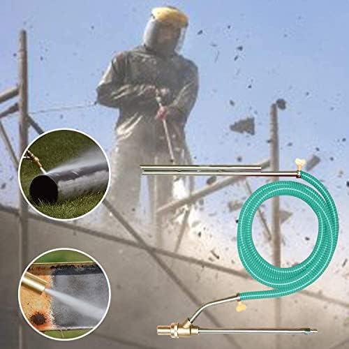 Selkie Pressure Washer Sandblasting Kits - Wet Abrasive Sandblaster Attachment, with Replacement Nozzle Tips,Protect Glasses, 1/4 Inch Quick Disconnect, 5000 PSI - Image 5
