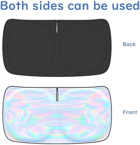 Windshield Sun Shade for Honda HR-V 2023 2024 2025 2026-4 Layers Sunshade Compatible with Honda HR-V Foldable Front Window Sunshade Sun Visor Protector Block UV Rays Keep Your Car Cooler Accessories - Image 5