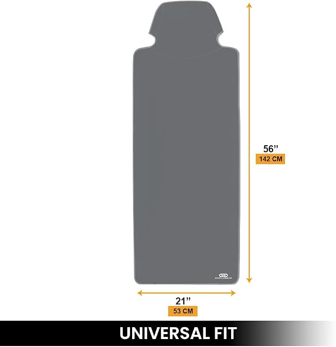 Gear Gray Premium Universal Fit Waterproof Stain Resistant Grey Car Seat Cover Neoprene Non-Slip Bucket Seat Dog Sweat Proof Protector Save Your Leather Cloth Seats Van Truck Auto SUV Sedan - Image 6