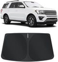 TINGLU Sun Shade for Ford Expedition SUV 2018-2024 2025 Accessories Windshield Sun Shade Window Shade UV Rays Protection Sun Visor Cover with Steering Wheel Sunshade Storage Bag by TINGLU