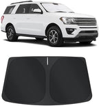 TINGLU Sun Shade for Ford Expedition SUV 2018-2024 2025 Accessories Windshield Sun Shade Window Shade UV Rays Protection Sun Visor Cover with Steering Wheel Sunshade Storage Bag by TINGLU