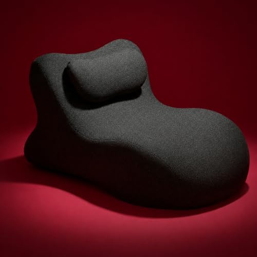 Moodie Intimacy Pillow, Ergonomic Memory Foam Wedge Pillow for Intimacy, Hip & Lower Back Support, High-Density Support Cushion with Removable Washable Cover & Non-Slip Base by Unknown