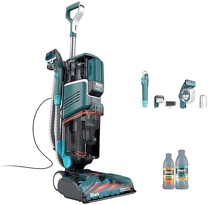 Shark R-EX205 CarpetXpert with Stainstriker Deep Carpet Cleaner, Teal - Certified Refurbished by Amazon+Renewed