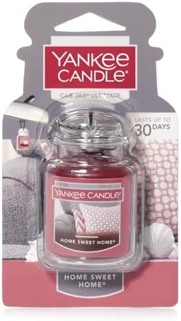 Yankee Candle Car Jar Ultimate, Vanilla, Black Cherry & Home Sweet Home, Hanging Air Freshener, Neutralizes Odors with Authentic Fragrance for Travel or Home, 3 Units (Variety Pack) - Image 2