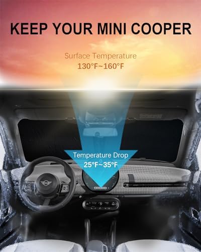 Foldable Front Windshield Sunshade Fit for 2015-2024 Mini Cooper S - Image 5