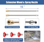 JANZ 14'' Black Pressure Washer Surface Cleaner - Image 6