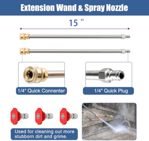 JANZ 14'' Black Pressure Washer Surface Cleaner - Image 6