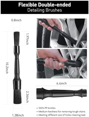 Fantasticlean 7PCS Wheel Brush Kit for Cleaning Tires - Image 5