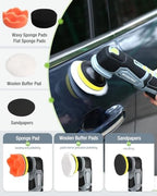 WORKPRO 12V Cordless Mini Buffer Polisher Kit - Image 7