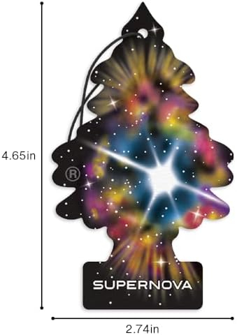 LITTLE TREES Car Air Freshener | Hanging Tree Provides Long Lasting Scent for Auto and Home | 24 Air Fresheners |Supernova - Image 6