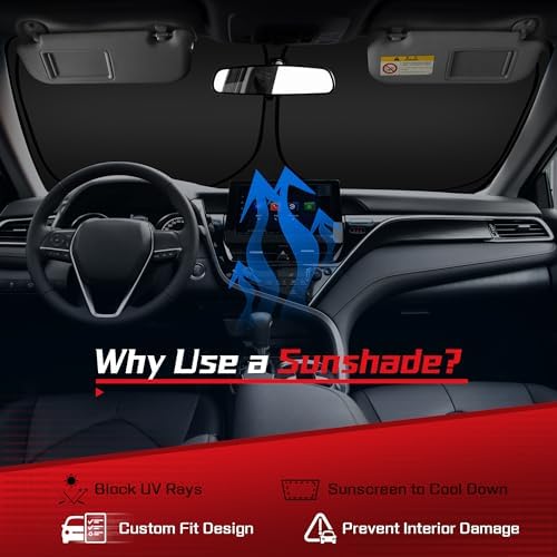 ARISMOTOR Windshield Sun Shade for Kia EV6 2022-2025 2026 - Image 3