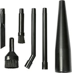 Micro Cleaning Kit Vacuum Attachments For Compact Wet Dry Shop Vacuum 1-1/4 in 6-Piece by ANBOO