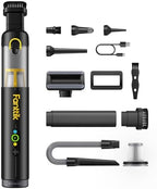 Fanttik Slim V10 Mate Cordless Car Vacuum, 4-in-1 Portable Mini Handheld Vacuum, 17000pa Suction Power, Upgraded Smart Display, 2 Suction Modes for Car, Office Desk, Keyboards by FANTTIK%C2%AE