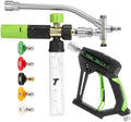 Tool Daily Pressure Washer Short Gun with Mini Foam Cannon Dual Connector by ToolDaily