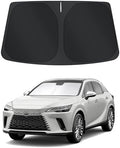 TINGLU Sun Shade for Lexus RX 2023 2024 2025 2026 Accessories Windshield Sun Shade Window Shade UV Rays Protection Sun Visor Cover with Steering Wheel Sunshade Storage Bag by TINGLU