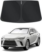 TINGLU Sun Shade for Lexus RX 2023 2024 2025 2026 Accessories Windshield Sun Shade Window Shade UV Rays Protection Sun Visor Cover with Steering Wheel Sunshade Storage Bag by TINGLU