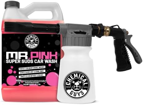 Chemical Guys, Foam Blaster EZ Hose Foam Gun & Mr. Pink Soap Kit, Gallon by ChemicalGuys