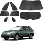 TINGLU Window Shades for Subaru Outback Wagon 2010-2014 Accessories Car Side Full Windows Windshield Sun Shade Sun UV Rays & Privacy Protection for Camping,Napping,and Relaxing 8PCS by TINGLU
