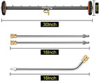 Undercarriage Pressure Washer Attachment 30 inch, Water Broom 4000 PSI - Image 6