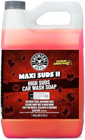 Chemical Guys, Maxi Suds II Foaming Car Wash Soap, Cherry Scent, 1 Gallon by ChemicalGuys