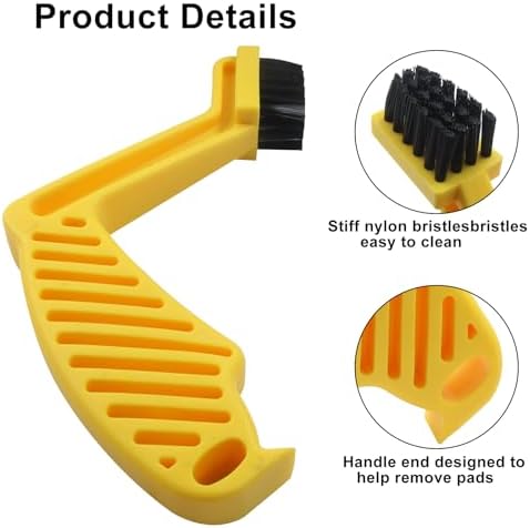 Polishing Pad Cleaner Tool, Yellow - Image 3