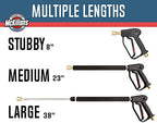 McKillans® Pressure Washer Gun Replacement M22 Inlet with Extension with 1/4” Quick Connector Coupler - Image 2