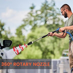 Pressure Washer Tips Rotating Turbo Nozzle, 4000PSI Max Power Washer Accessories Parts, with 7pcs Spray Jet Nozzles Kit Attachment&1/4 IN Quick Connector, for Cleaning Concrete, Brick Surface - Image 5