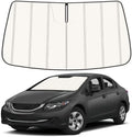 Windshield Sun Shade for Honda Civic 2012-2015, Accordion Folding Design by Fonowka